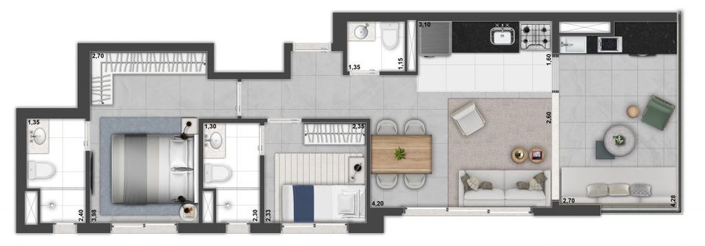 Apartamento, 2 quartos, 64 m² - Foto 18