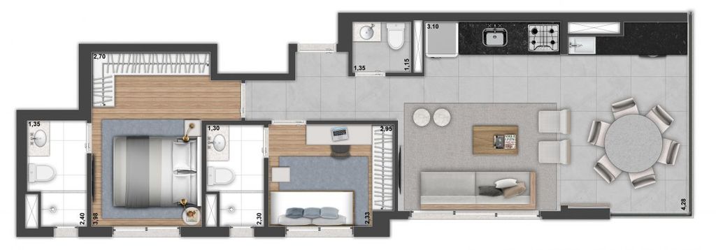 Apartamento, 2 quartos, 64 m² - Foto 19