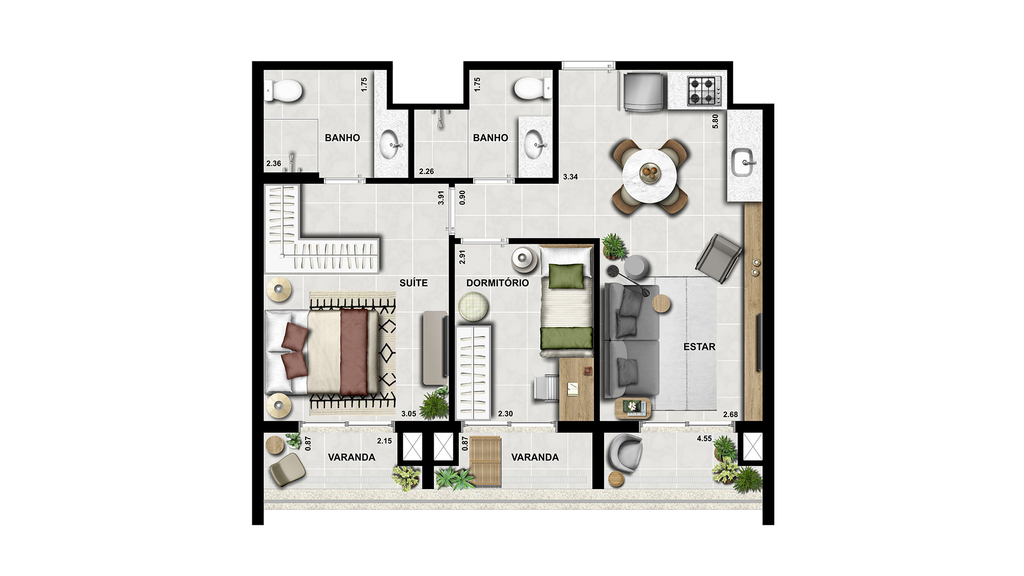 Apartamento à venda com 1 quarto, 36m² - Foto 22