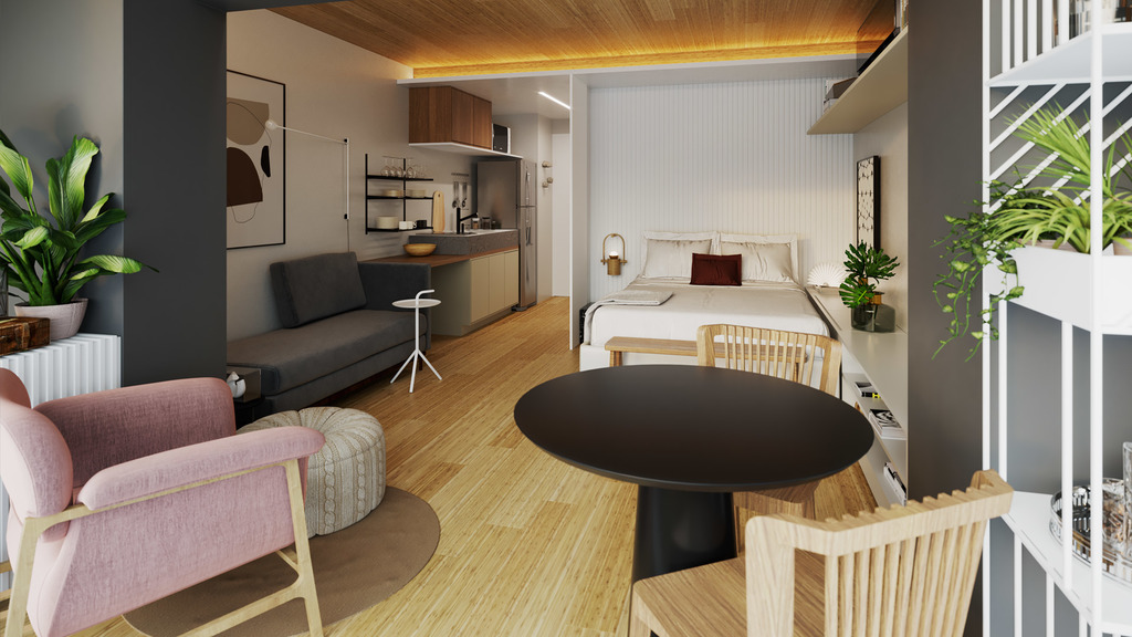 Apartamento à venda com 1 quarto, 36m² - Foto 5