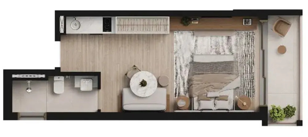 Apartamento, 1 quarto, 27 m² - Foto 55