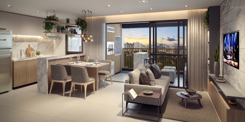 Apartamento à venda em São Paulo, Vila Clementino, com 1 quarto, 38,31m² - Meu Apartamento