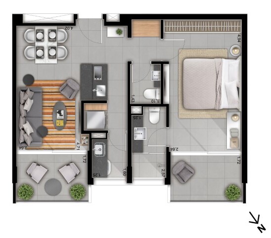Apartamento, 2 quartos, 105 m² - Foto 25