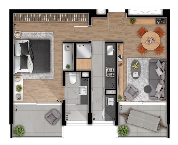 Apartamento, 2 quartos, 105 m² - Foto 18