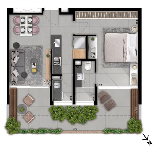 Apartamento, 2 quartos, 105 m² - Foto 20