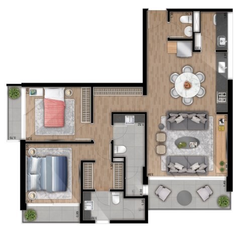 Apartamento, 2 quartos, 105 m² - Foto 22