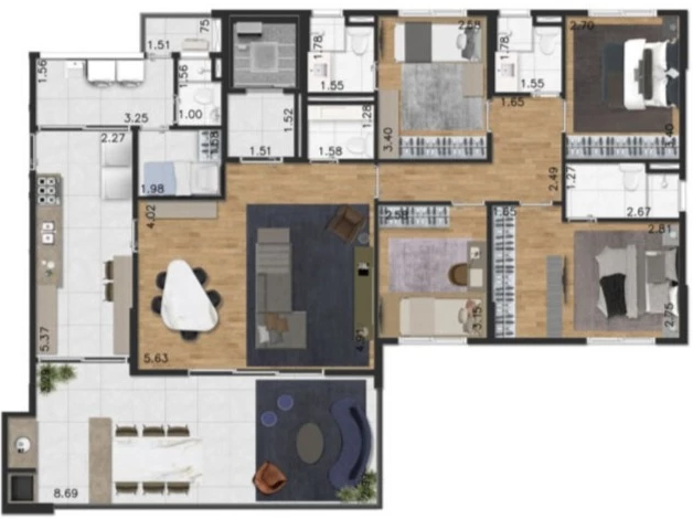 Apartamento, 3 quartos, 95 m² - Foto 24