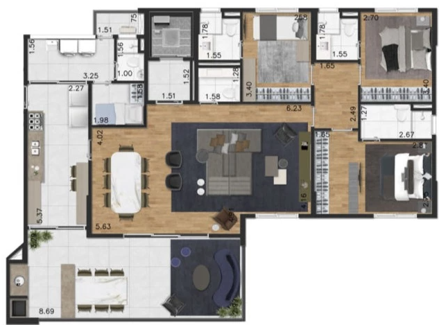 Apartamento, 3 quartos, 95 m² - Foto 25