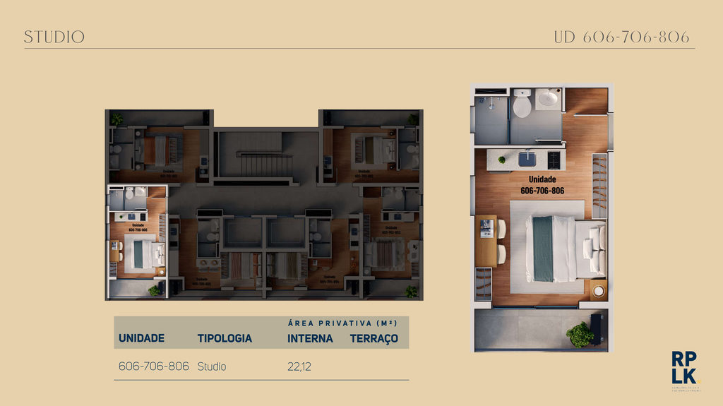 Planta - Unidade 606-706-806
