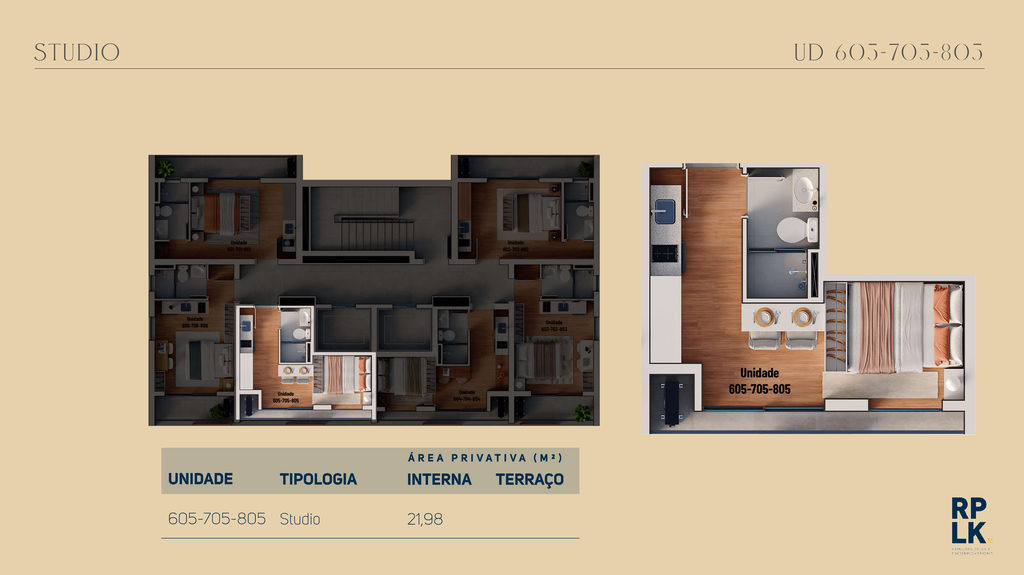 Planta - Unidade 605-705-805