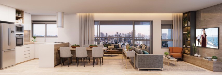 Apartamento à venda em São Paulo, Mooca, com 4 quartos, 130,71m² - Renaldo Moura