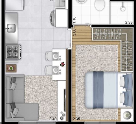 Apartamento, 1 quarto, 26 m² - Foto 27