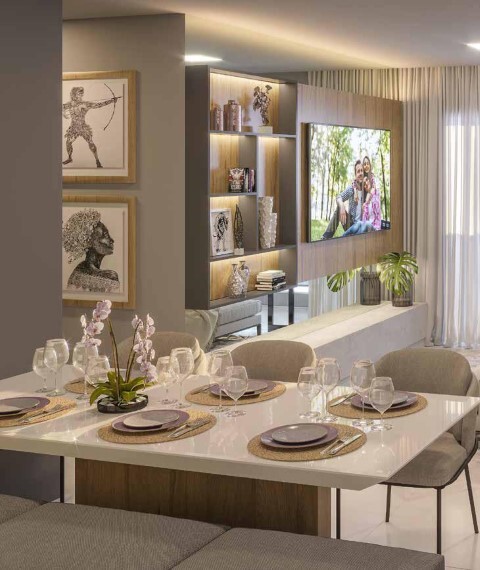 Apartamento à venda em Santo André, Campestre, com 2 quartos, 56,79m² - Imóveis Magamar