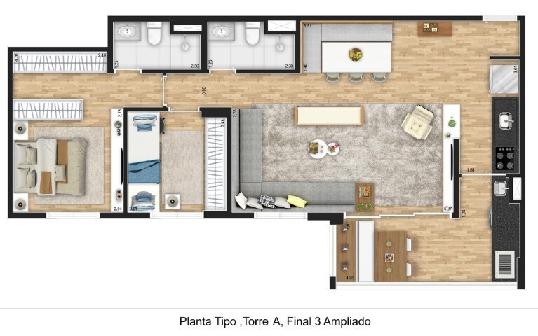 Apartamento, 3 quartos, 87 m² - Foto 24