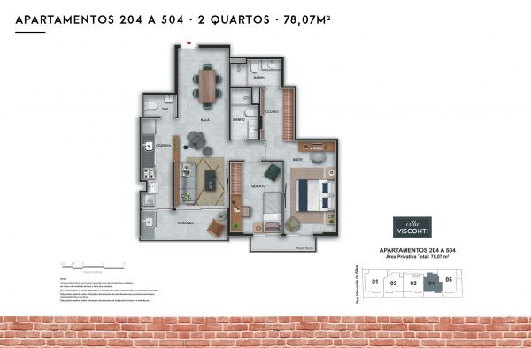 Apartamento, 2 quartos, 78 m² - Foto 17