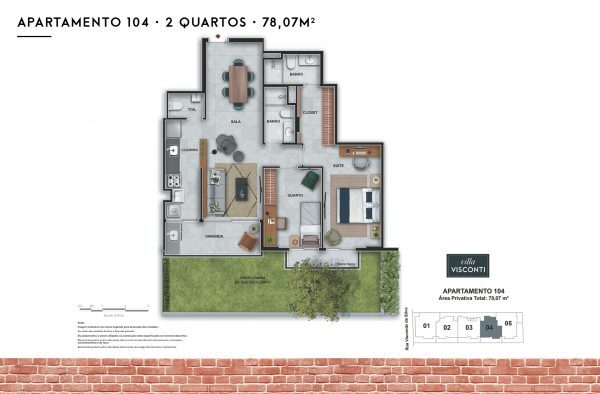 Apartamento, 2 quartos, 78 m² - Foto 18