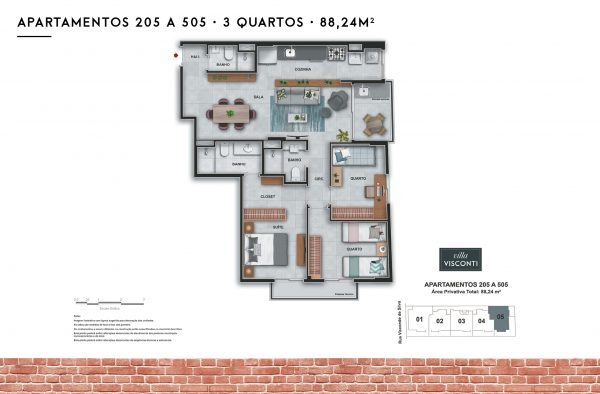 Apartamento, 2 quartos, 78 m² - Foto 23