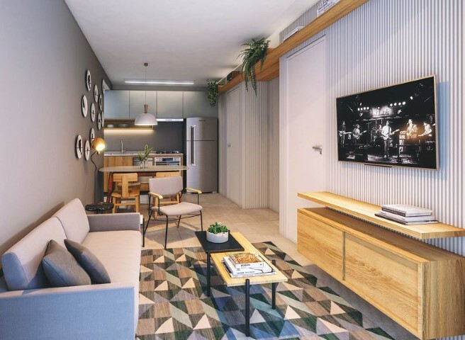 Studio à venda em São Paulo, Brooklin Paulista, com 1 quarto, 24m² - Renaldo Moura