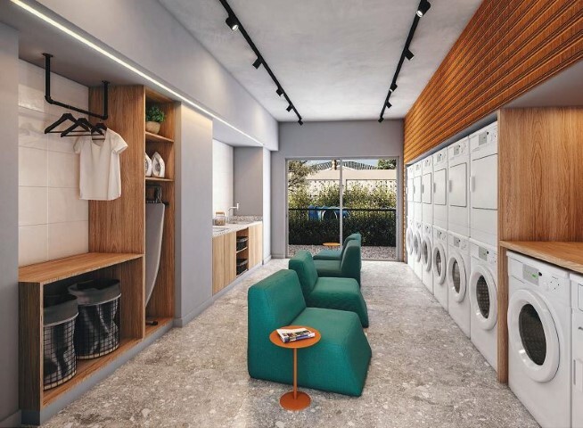 Studio à venda em São Paulo, Brooklin Paulista, com 1 quarto, 24m² - Renaldo Moura