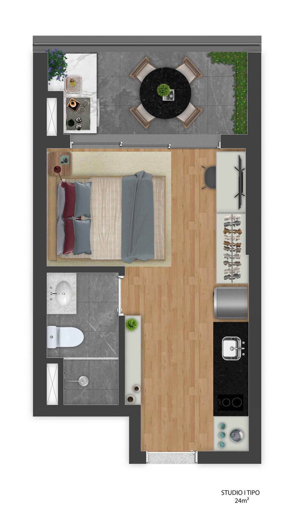Apartamento, 2 quartos, 38 m² - Foto 31