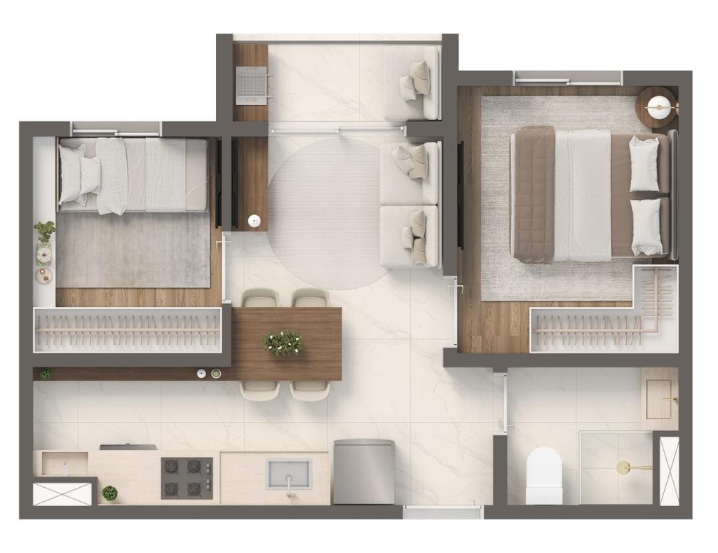 Apartamento, 2 quartos, 30 m² - Foto 30