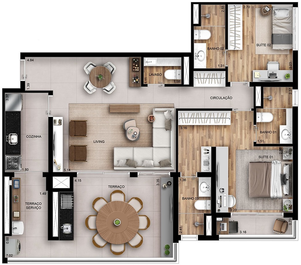 Apartamento, 3 quartos, 112 m² - Foto 20