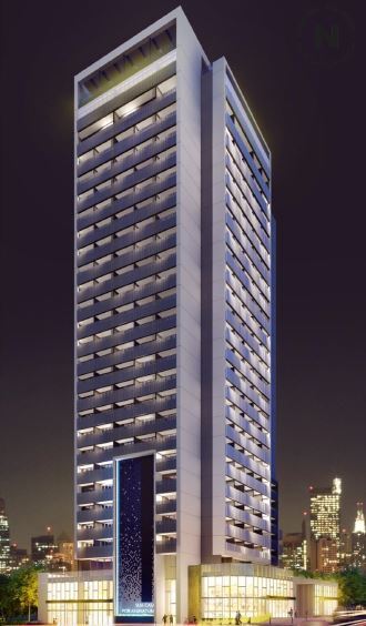 Studio à venda em São Paulo, Brooklin Paulista, com 1 quarto, 19,44m² - Renaldo Moura