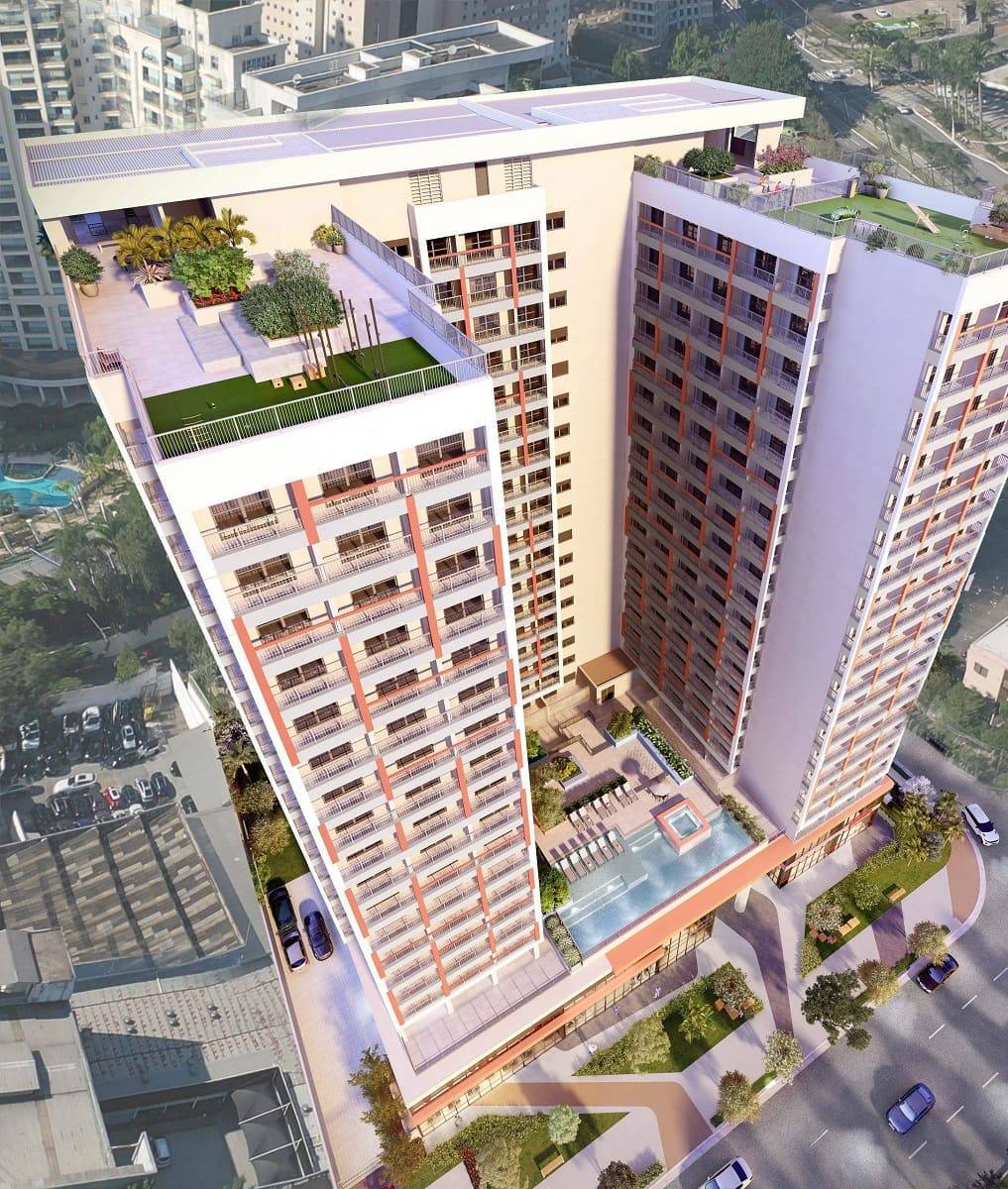 Apartamento à venda em São Paulo, Brooklin Novo, com 1 quarto, 30,47m² - Renaldo Moura