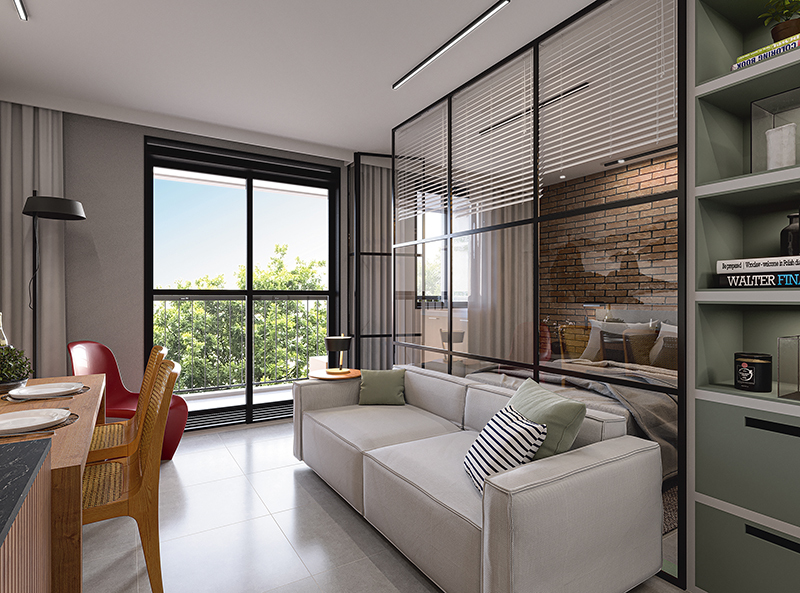 Apartamento Garden à venda em Rio de Janeiro, Centro, com 1 quarto, 47.26m² - Prestige Prime