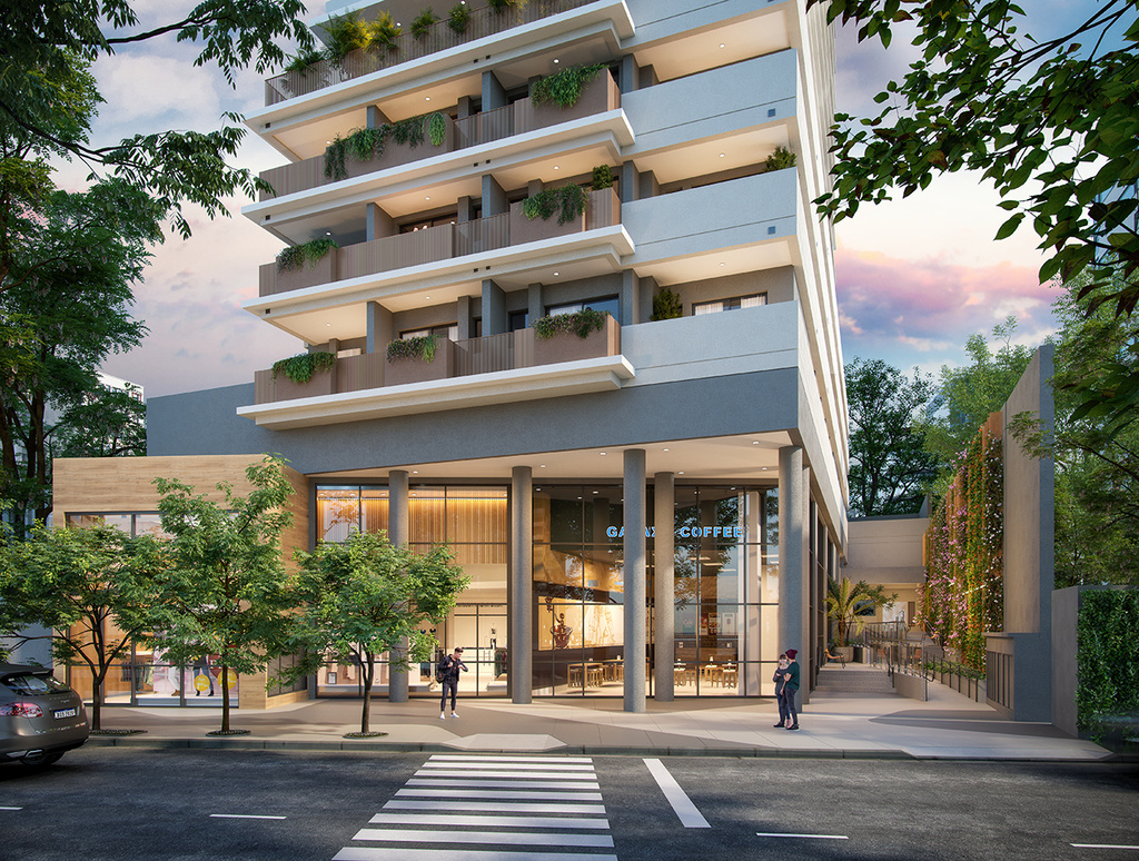 Apartamento Garden à venda em São Paulo, Consolação, com 1 quarto, 45,38m² - Renaldo Moura