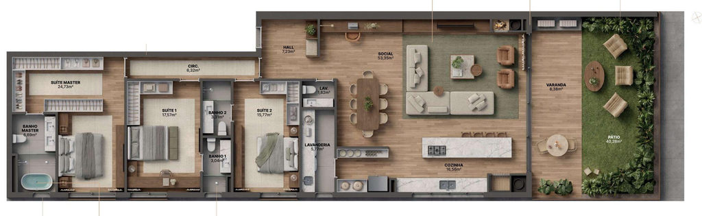 Apartamento, 3 quartos, 346 m² - Foto 26