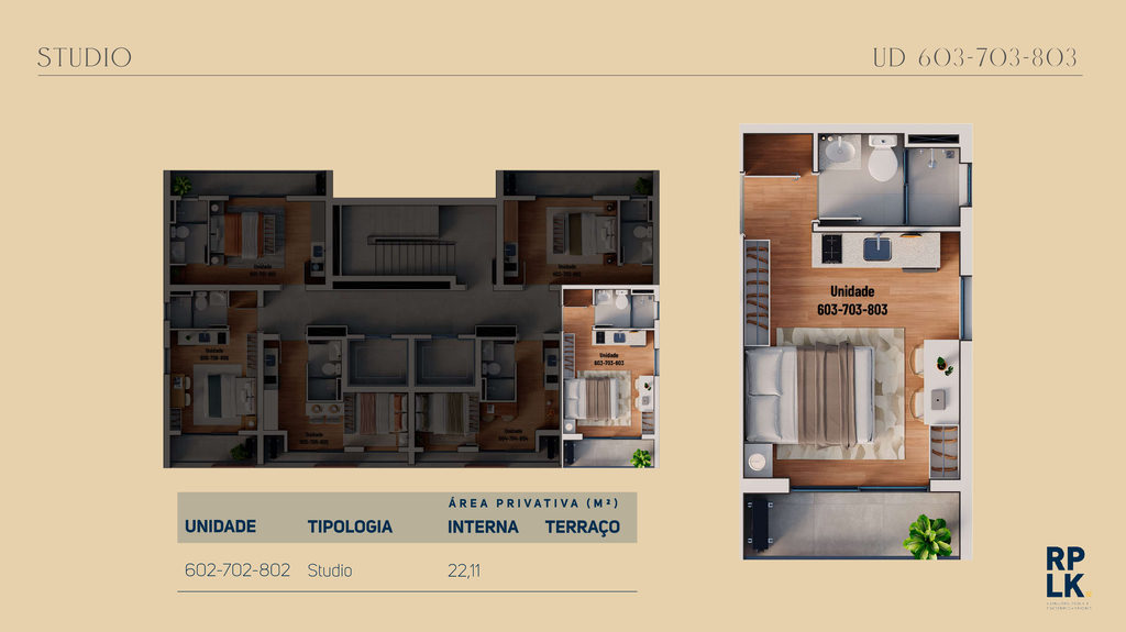 Planta - Unidade 603-703-803