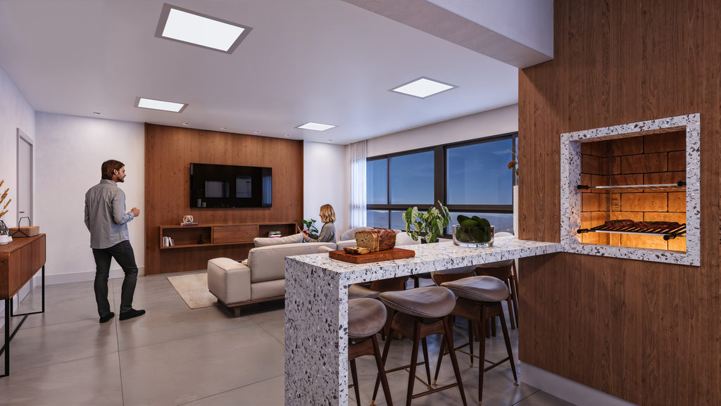 LIVING - Apartamento Garden à venda em Porto Alegre, Jardim Lindóia, com 3 quartos, 137,64m²