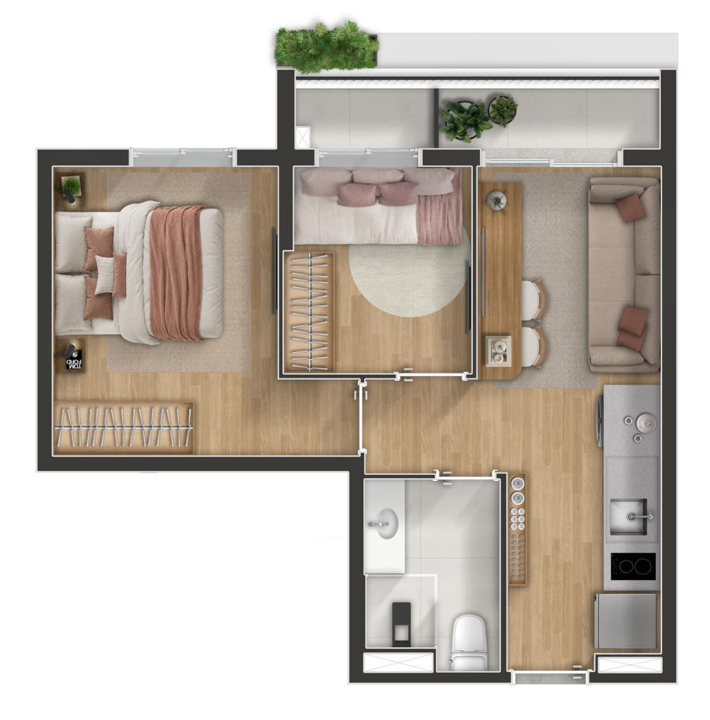 Apartamento, 1 quarto, 33 m² - Foto 17