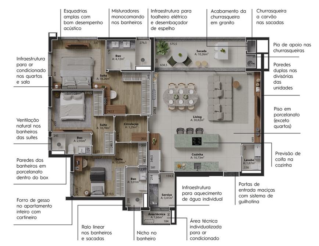 Apartamento, 3 quartos, 211 m² - Foto 18