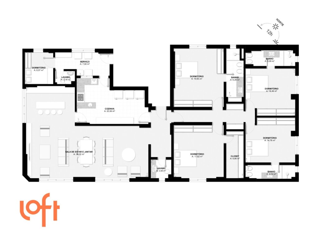 Apartamento, 4 quartos, 222 m² - Foto 77