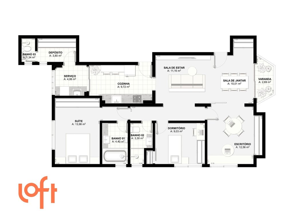 Apartamento, 2 quartos, 102 m² - Foto 48