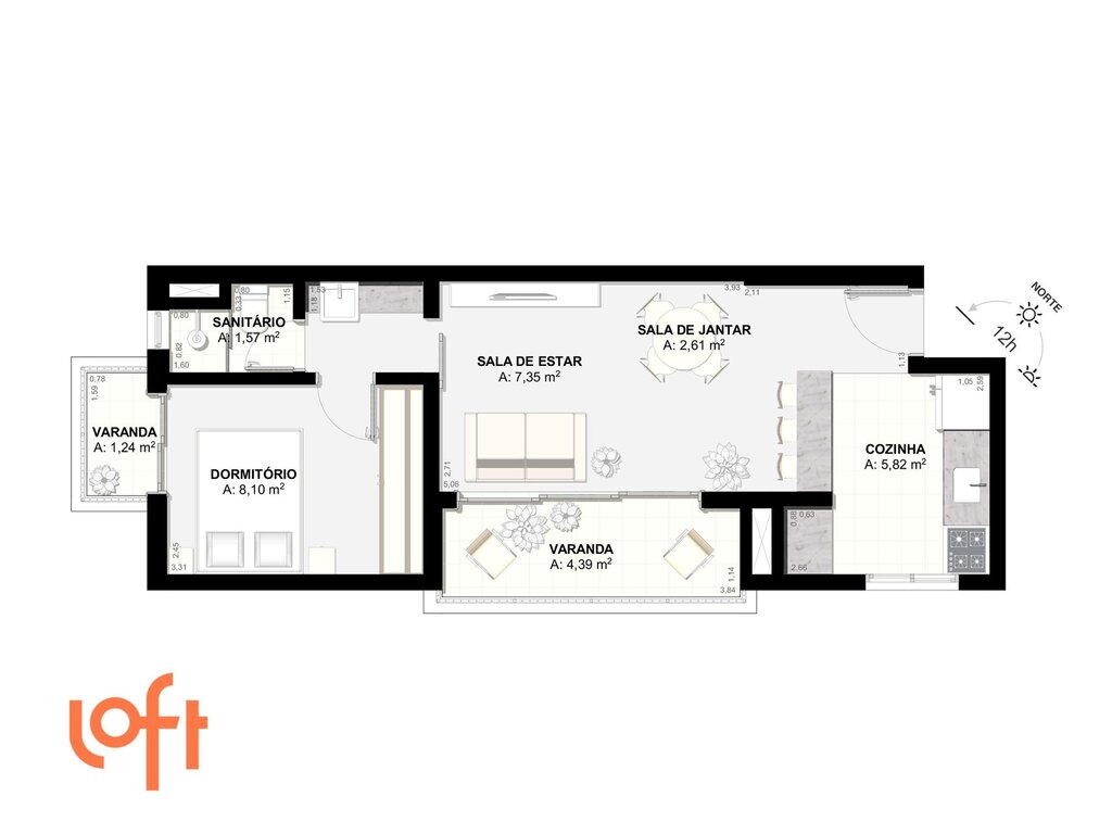 Apartamento, 1 quarto, 45 m² - Foto 40