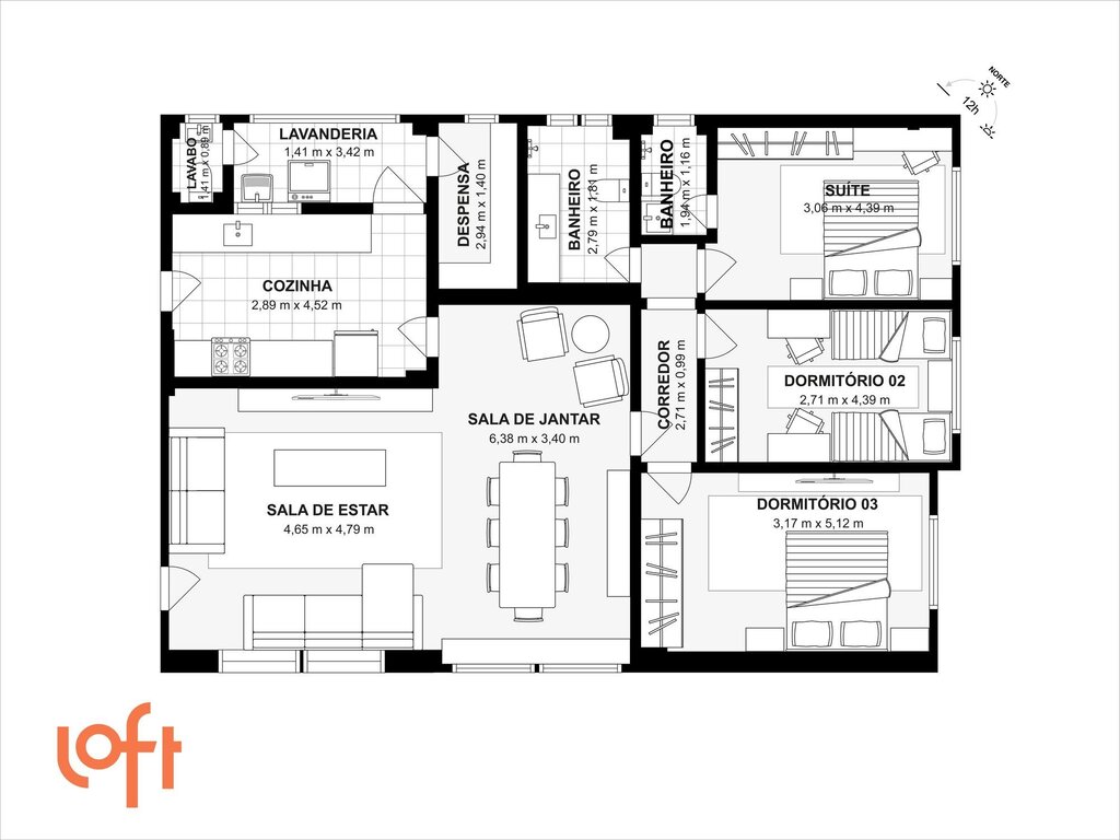 Apartamento, 3 quartos, 135 m² - Foto 52