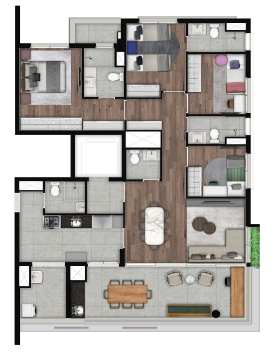 Apartamento, 3 quartos, 131 m² - Foto 36