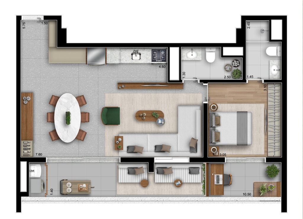 Apartamento, 2 quartos, 78 m² - Foto 16