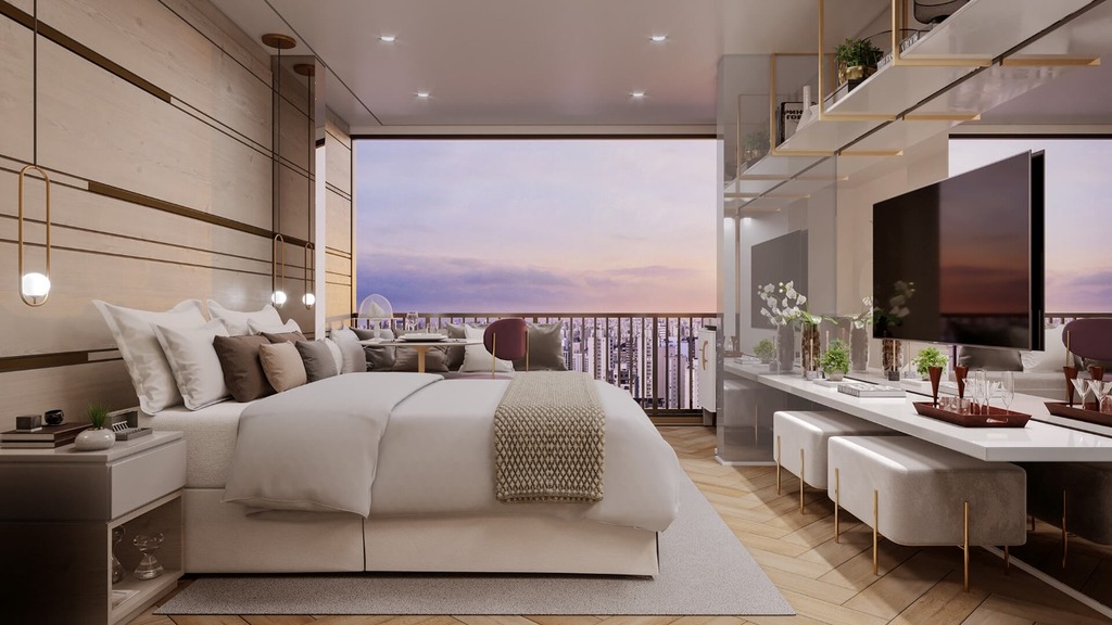 Studio à venda em São Paulo, Alto da Boa Vista, com 1 quarto, 24,35m² - Renaldo Moura