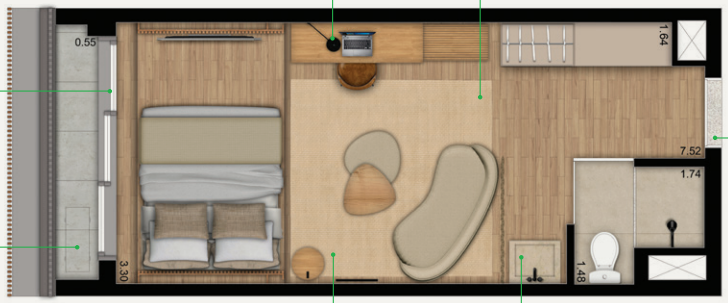 Apartamento, 1 quarto, 28 m² - Foto 20