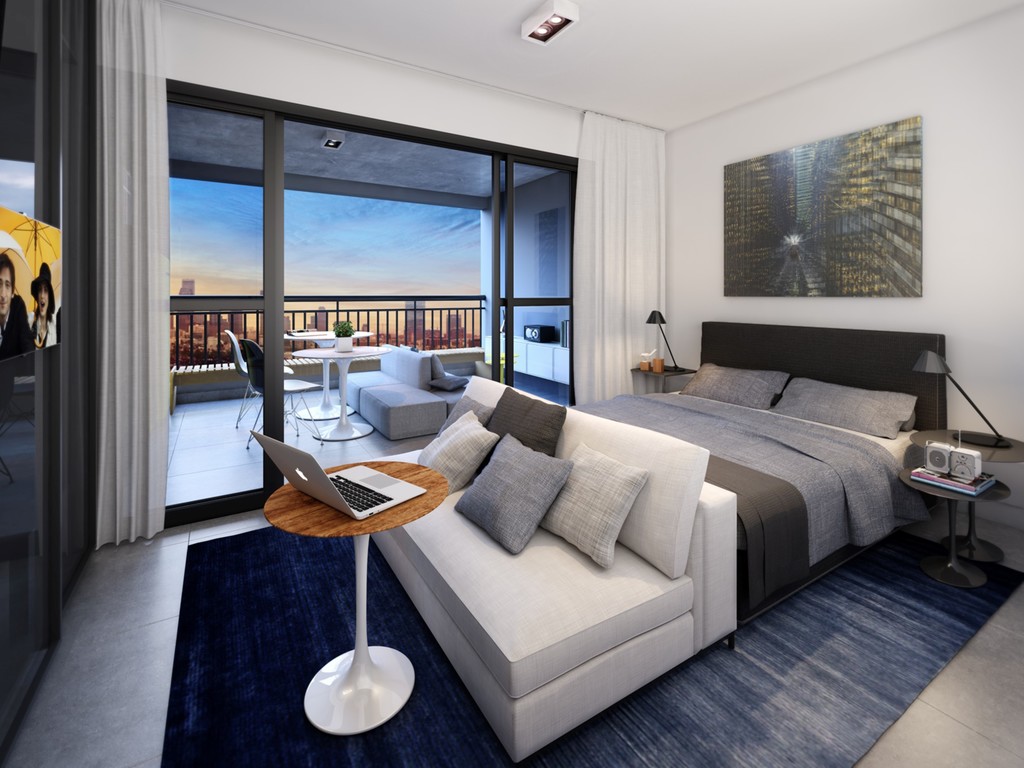 Studio à venda em São Paulo, Bom Retiro, com 1 quarto, 14,9m² - Renaldo Moura