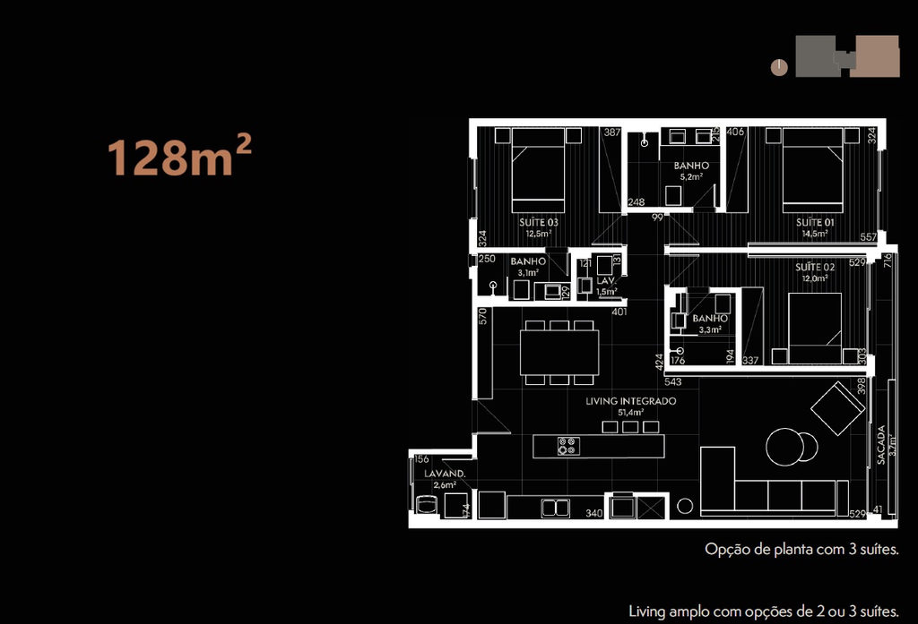 Apartamento, 2 quartos, 128 m² - Foto 38