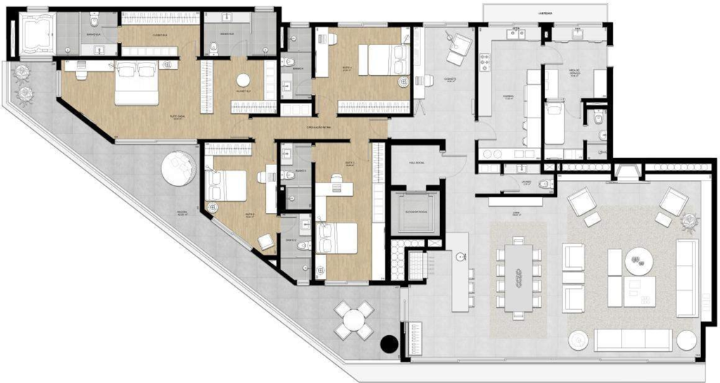 Apartamento à venda com 3 quartos, 286m² - Foto 26