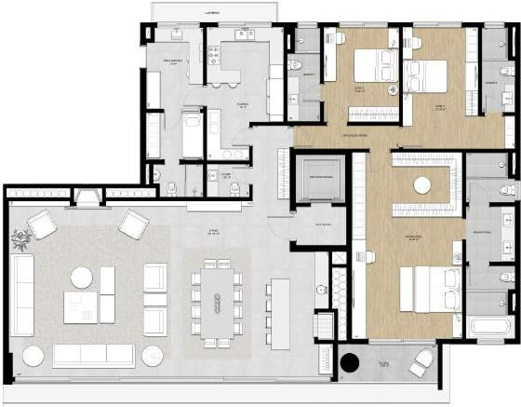 Apartamento à venda com 3 quartos, 286m² - Foto 28
