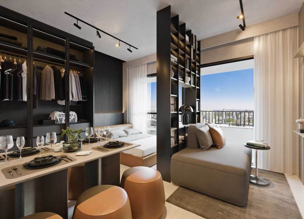 Studio à venda em São Paulo, Vila Mariana, com 1 quarto, 26,81m² - Meu Apartamento