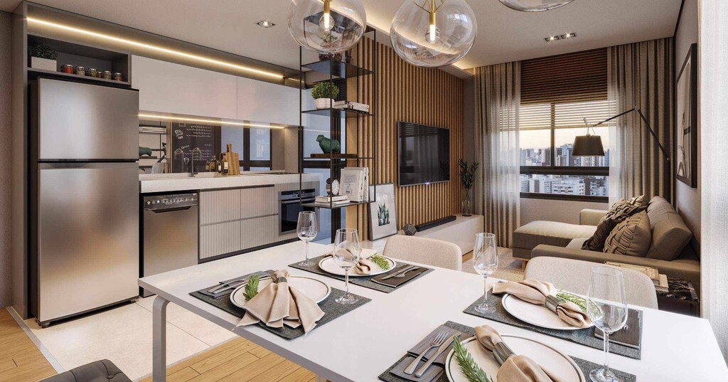 Apartamento à venda em São Paulo, Moema, com 2 quartos, 38,08m² - Carreyra Imobiliaria