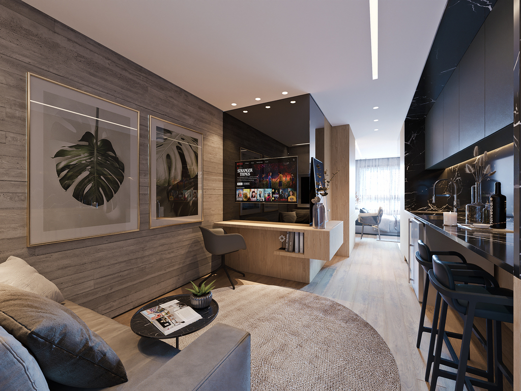 Apartamento, 1 quarto, 31 m² - Foto 2